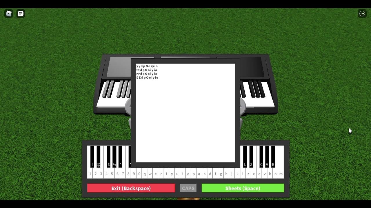 Simple Megalovania beginning Roblox Piano/Keyboard YouTube