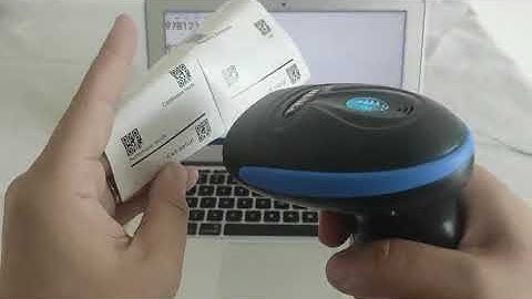 HENEX HC-3208R wireless (Bluetooth) 1D 2D QR Barcode Scanner Automatic Scanning Function Setting