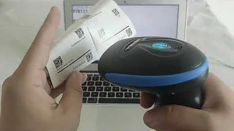 HENEX HC-3208R wireless (Bluetooth) 1D 2D QR Barcode Scanner Automatic Scanning Function Setting