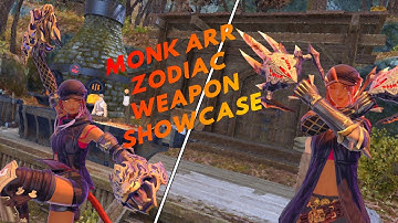 FFXIV: ARR Monk Zodiac Weapon Showcase