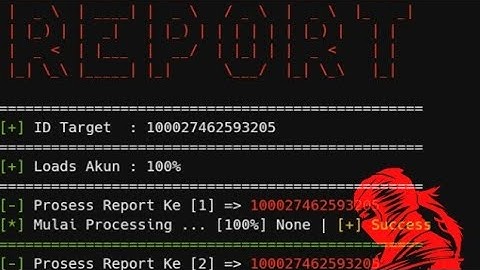 FB Report Tool | Report Facebook ID 100% Working | Cyber Ninja RJ #FBReport #termux #ethicalhacking