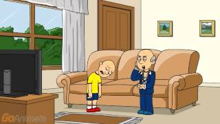 Caillou Calls Mr. Hinkle his First Name