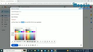 Email Drafting in Hindi || How to draft email on Gmail || Megara Infotech Private limited screenshot 4