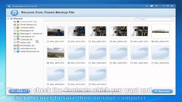 Recover iPhone 5 or 4S Files from iTunes Backup
