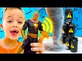 Vlad and nikis rescue mission with black adam toys