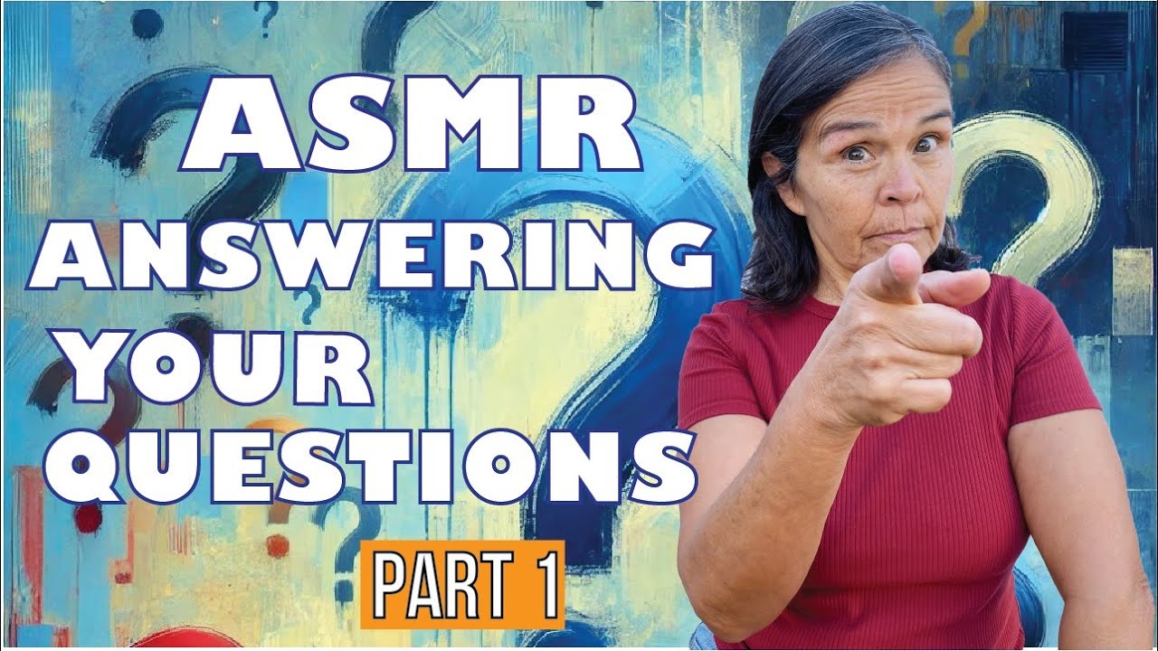 ASMR: Answering Your Questions   #asmr #viral #viralvideo