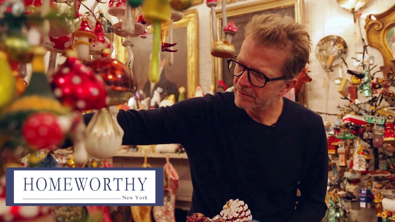 Волшебный нью-йоркский магазин рождественских товаров Джона Дериана | Более 30 000 украшений и вн...