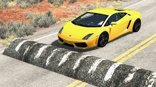 Cars vs Massive Speed Bumps #4