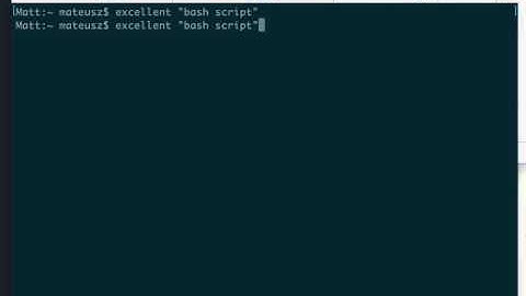 An Excellent Script written in Bash