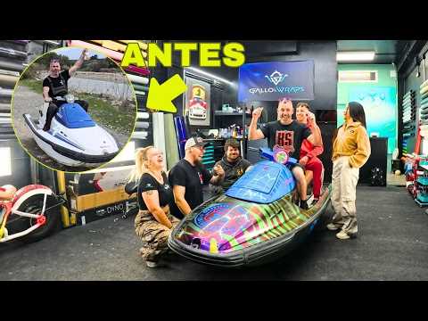 VINILAMOS MI MOTO DE AGUA/CAMPO CON Gallo Wraps Marbella
