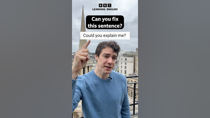‘Could you explain me?’ – Fix this sentence! #shorts #english