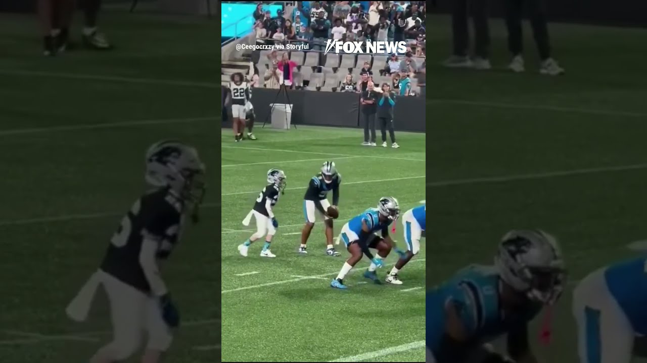 PLAY OF THE DAY The Carolina Panthers Make 12 Year Old S NFL Dreams Come True Shorts Nfl Us Fox