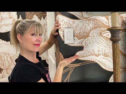 How To Wallpaper Around Light Fixtures
