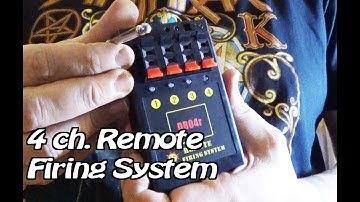 DB04r Remote Firing System test, 4 kanalen