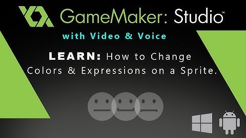 Game Maker Studio: How to Change Colors & Expressions on a Sprite.