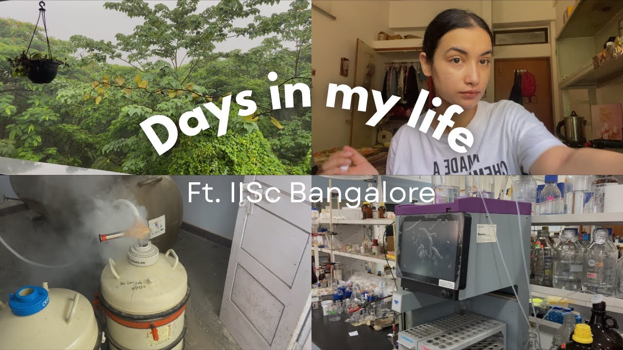IISc Diaries|| study vlog, watching movie, working on two papers, lab work, attending seminar