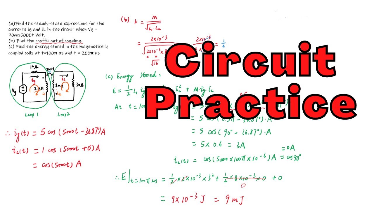 Circuit Practice1 | Practice to solve the circuit problem - YouTube