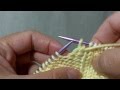 How to knit ssp slip slip purl  decreasing in the purl side