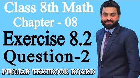 Class 8th Math Unit 8-Exercise 8.2 Question-2 E.X 8.2 Q2- 8th Math Practical Geometry - PTBB E.X 8.2