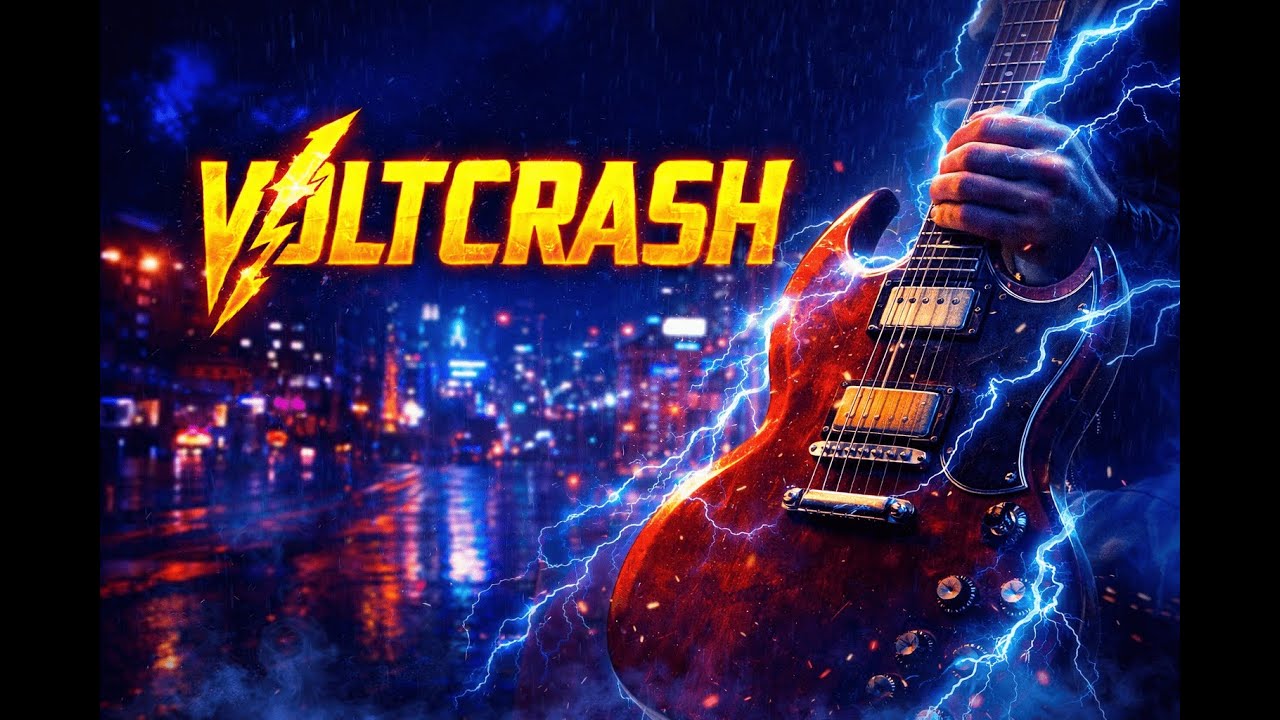 VoltCrash ⚡ 80s Heavy Metal Anthem | AC/DC-Inspired Hard Rock
