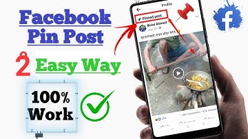 How to Pin Post on Facebook Profile 2023 Easily || How to Pin a Post on Facebook Timeline Easy Way