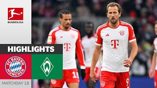 FC Bayern München - SV Werder Bremen 0-1 | Highlights | Matchday 18 – Bundesliga