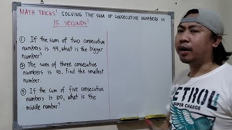 Finding the Consecutive Numbers | Civil Service Exam Review