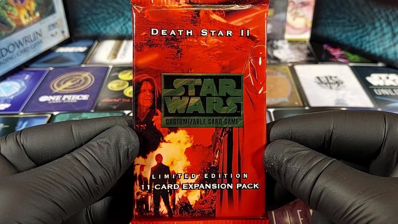 STAR WARS CCG - Death Star II Limited Edition booster pack opening