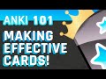 Anki making effective cards