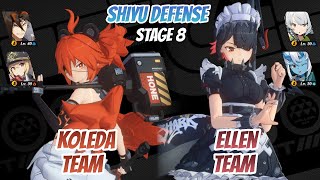 Koleda Team & Ellen Team Shiyu Defense Stable Node Stage 8 (S Rank) | Zenless Zone Zero