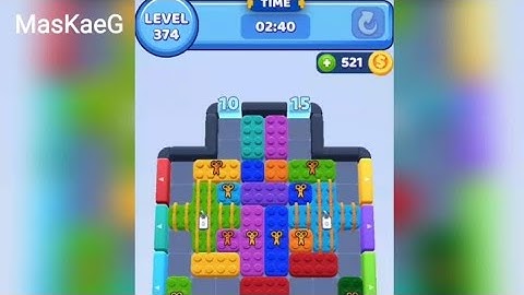 Color Block Jam Level 374 Walkthrough Solution