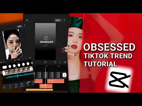 OBSESSED / TIKTOK TREND / CAPCUT EDIT TUTORIAL / JISOO EDIT😍 - YouTube