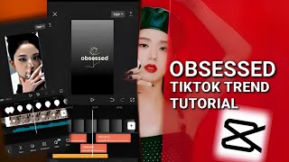 OBSESSED / TIKTOK TREND / CAPCUT EDIT TUTORIAL / JISOO EDIT😍