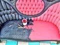 How to paint and distress your UPHOLSTERED sofa with CeCe Caldwell Chalk paint! How to paint and distress your UPHOLSTERED sofa with CeCe Caldwell Chalk paint!