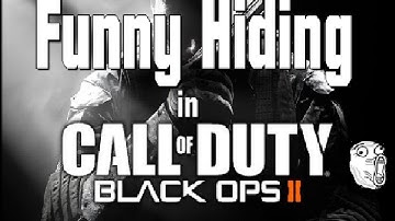 Funny Hiding in Black Ops 2- Hidden in Plain Sight!