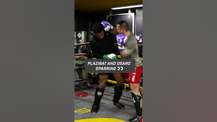 Antonio Plazibat and Tariq Osaro SPARRING. They fight each other at COLLISION 5 👀