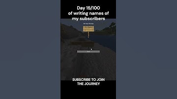 Day15/100 of writing names of my subscribers #craftiebiome #100dayschallenge #minecraftpe #minecraft