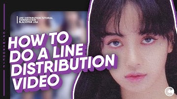[Tutorial] How to do a Line Distribution Video + Up and Down moving Bars (on mobile) | CHIMSHOOKIE