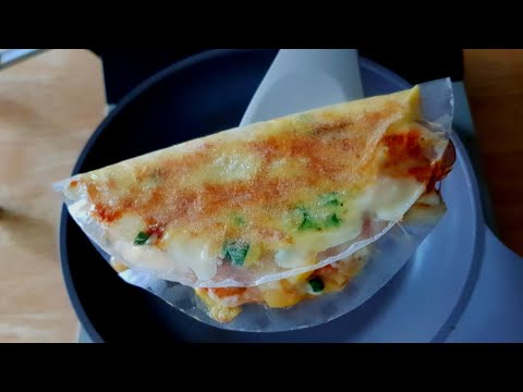 🍀간단하게 만드는 최고의 간식 banh <strong>trang</strong> nuong