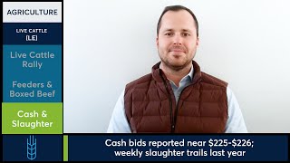 Live Cattle futures surged to close a strong week. 12/5/25