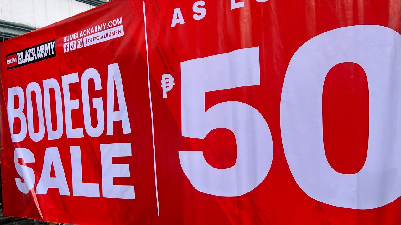 MURANG mga BRANDED NA DAMIT For as Low As 50 80 Mabibili mo lang Dito sa BUM BLACK ARMY BODEGA SALE