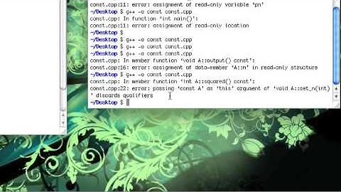C++ Basic Skills: Lesson 23 "Const-ness" (part 2 of 2)