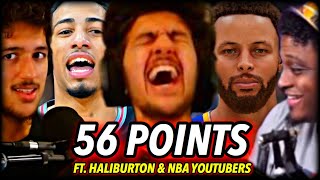 I Dropped 56 POINTS with CURRY on a TRASH TALKER (ft. Tyrese Haliburton & NBA YouTubers) | NBA 2K21
