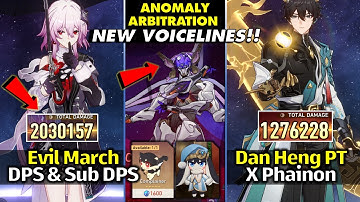 NEW VOICELINES AND ENDGAME ARE HERE! E0S1 Evil March and E0S1 New Dan Heng | Anomaly Arbitration