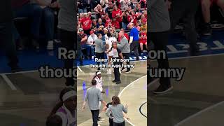 Raven loved it #caitlinclark #basketball #wnba