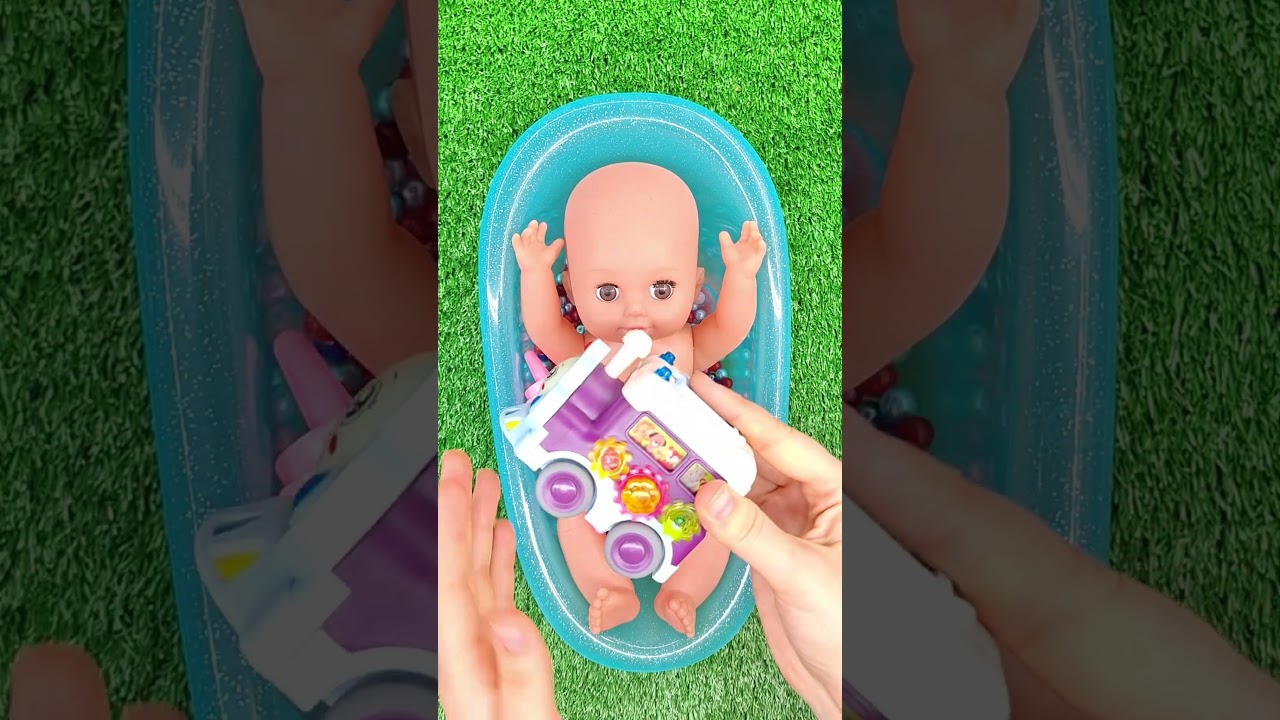 1 MINUTES SATISFYING VIDEO MIXING FUNNY CANDY ASMR &MAKE UP IN 3 BATHTUBS WITH MAGIC M&M's SLIME