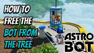 How to Free the Bot from the Cage on the Tree - Downsize Surprise | Astro Bot