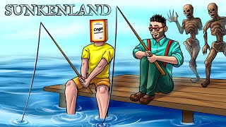Вот Почему Рыбачить В Этой Игре Опасно! Кооперативное Выживание В Sunkenland