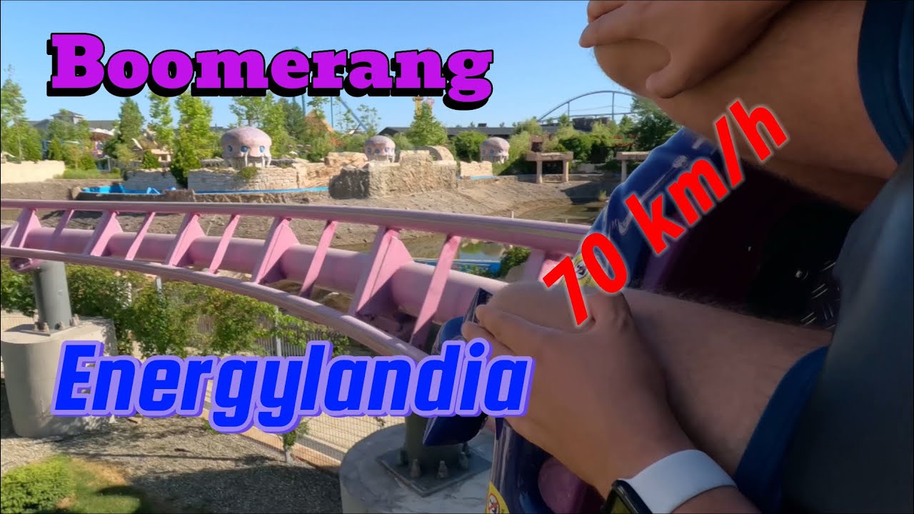 Energylandia Boomerang Roller Coaster 2025 Front Seat GoPro 12 Zator Poland (Pierwszy wagonik)