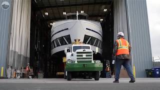 New cruise ship moved about a quarter mile to Squalicum Harbor boat launch